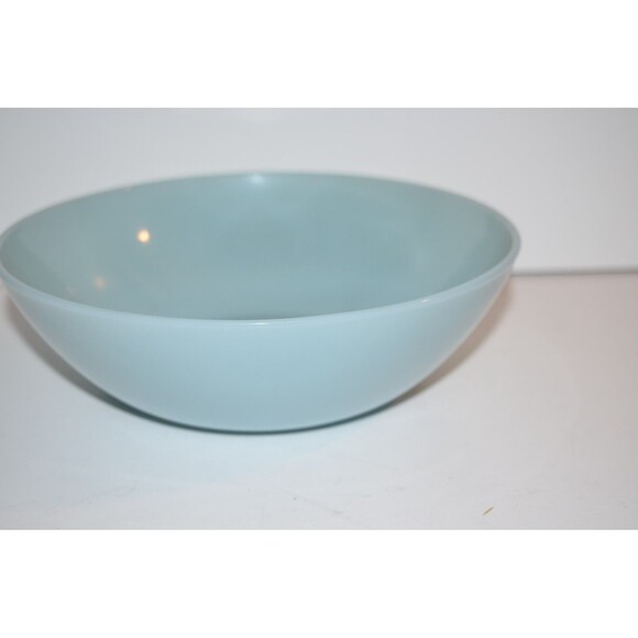 Vtg Fire King Turquoise Delphite Blue 8" Glass Serving Bowl vegetable - Picture 2 of 7